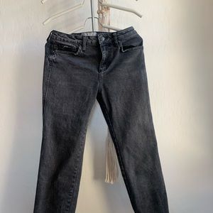 Free people black straight jean